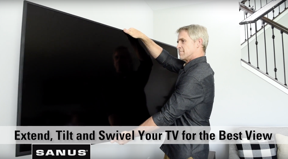 Extend Tilt and Swivel Full Motion TV Mount