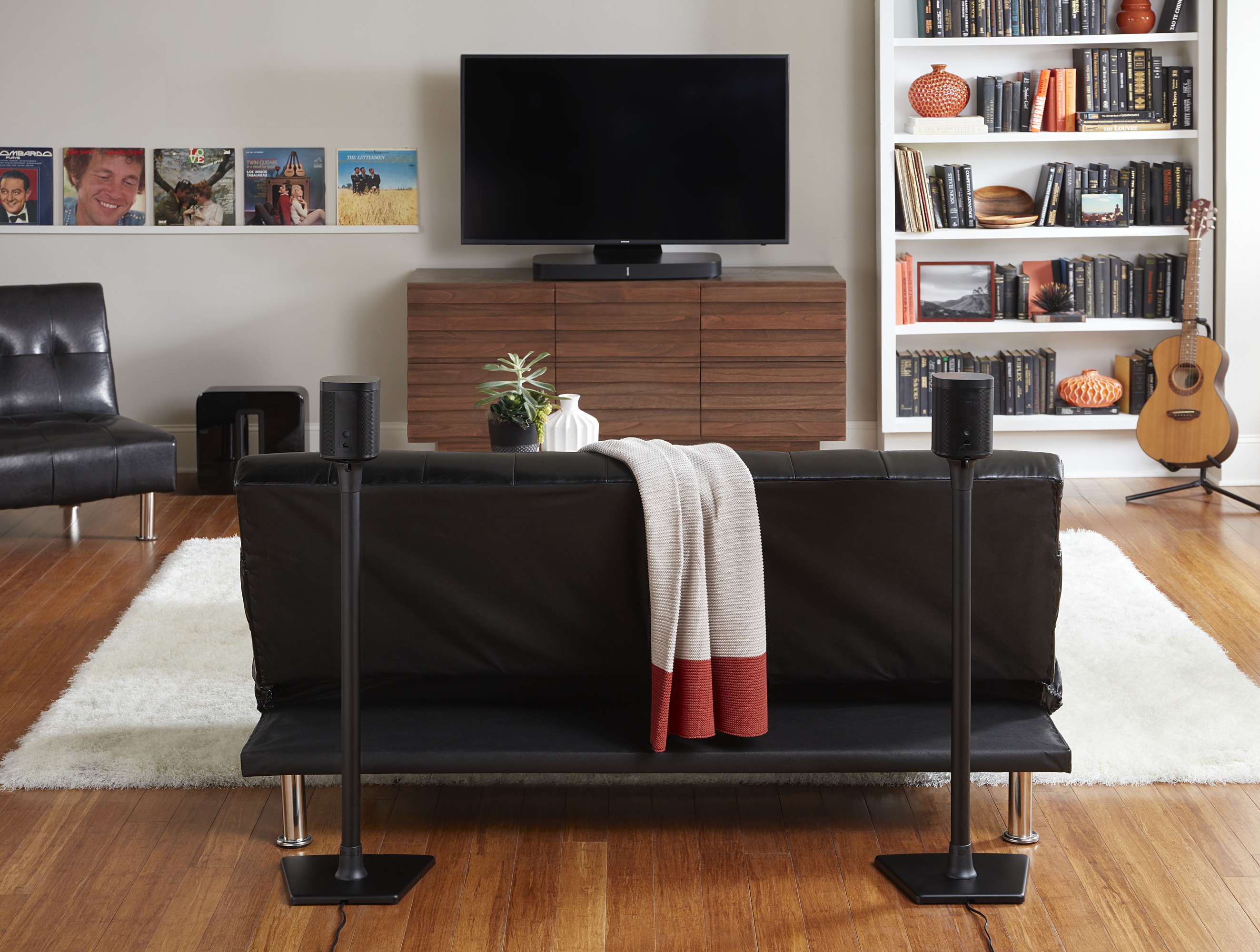 Sonos 5.1 Surround Sound with SANUS Speaker Stands